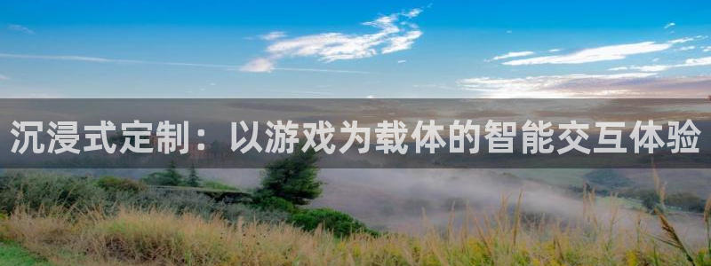 三牛娱乐管网怎么样：沉浸式定制：以游戏为载体的智能交互体验